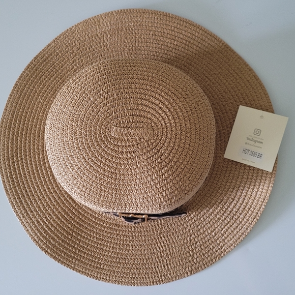Panama Brim Hat With Leopard Strap✨️ - Picture 8 of 10